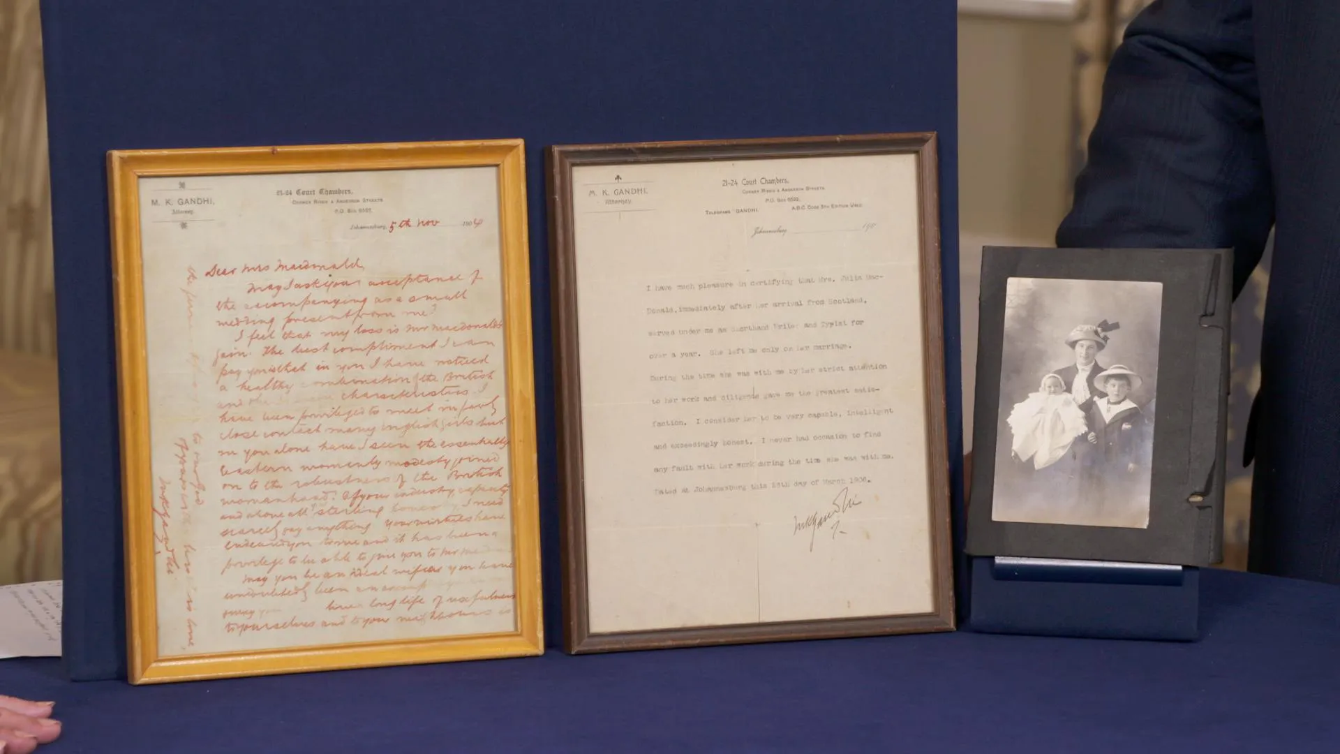 Mahatma Gandhi handwritten letter, 1904